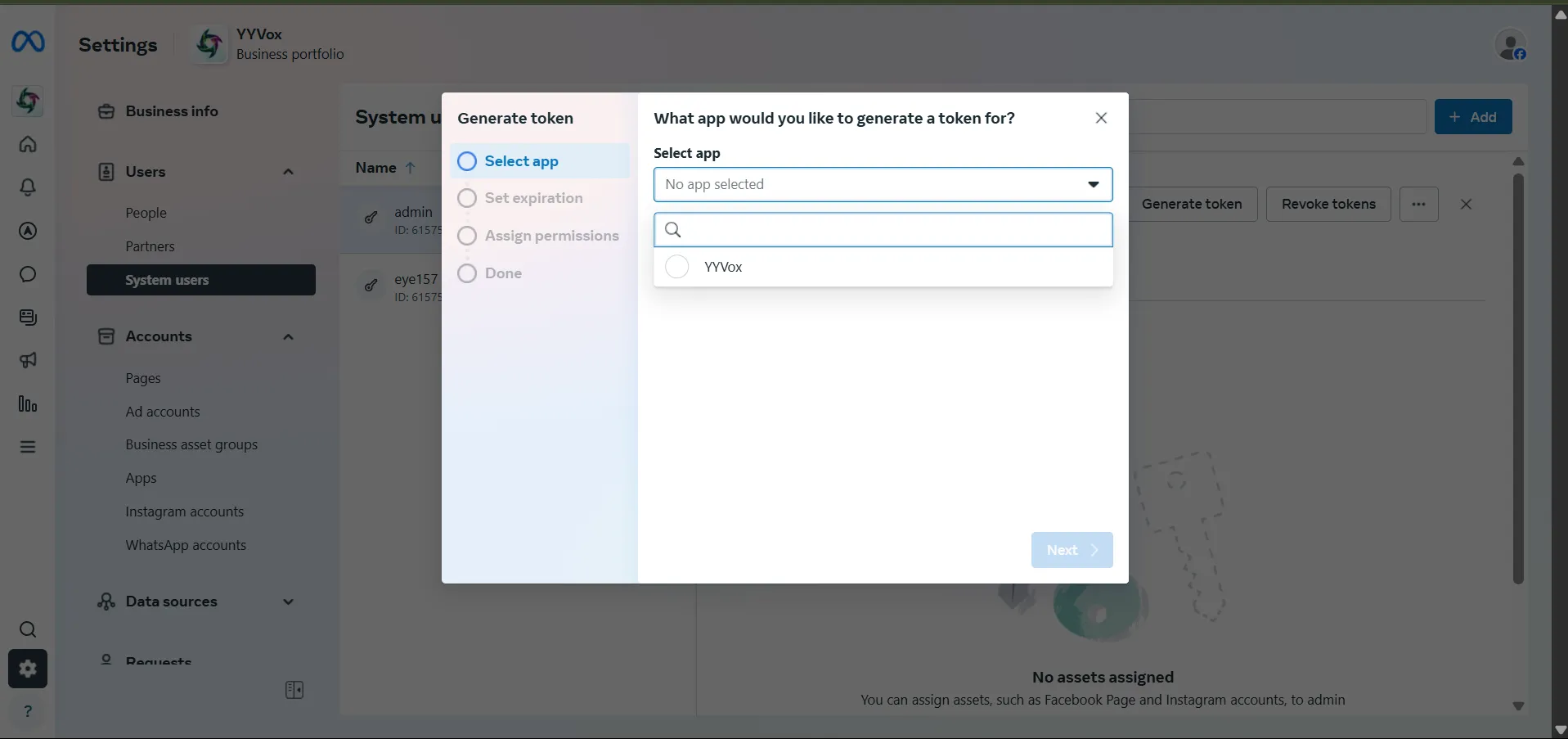 App Selection